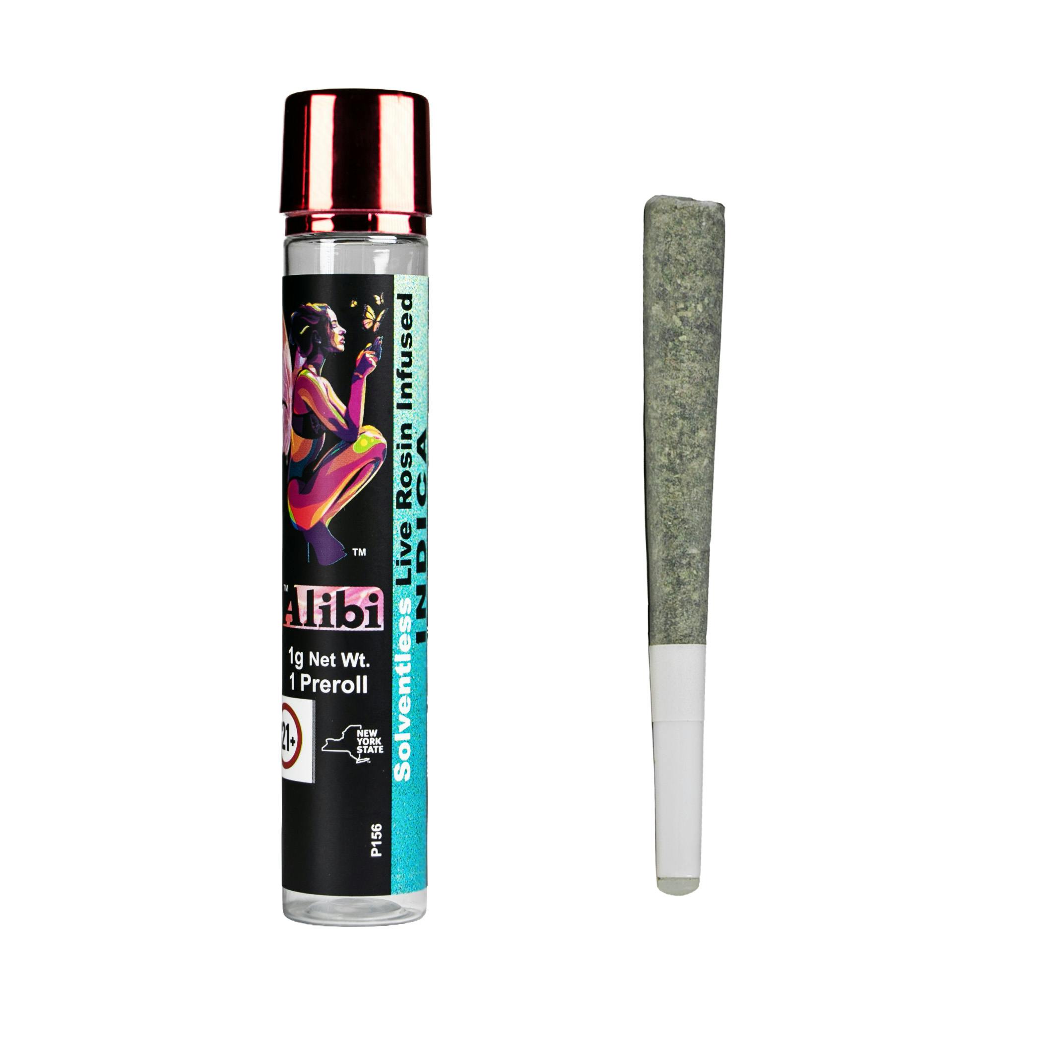 Alibi Permanent Marker x Prizmatic 1g Rosin Infused Pre-Roll