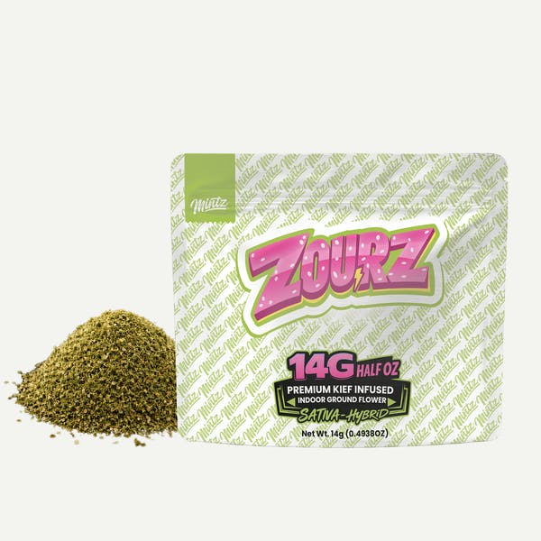 MINTZ - KIEF INFUSED GROUND FLOWER - ZOURZ - Sativa