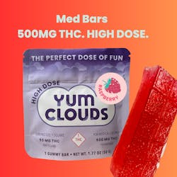 Yum Clouds Raspberry | 10ct High Dose Gummies