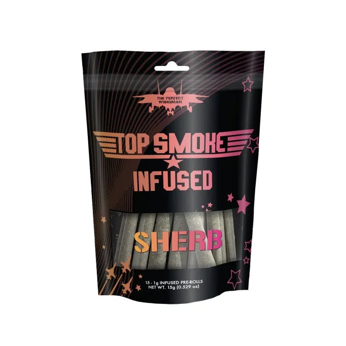 Top Smoke - 15-Pack 1g Infused Prerolls - Sherb