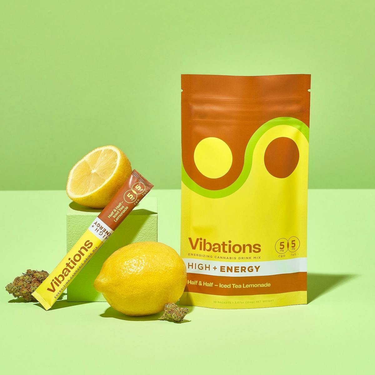 Photo of Infused Half & Half Iced Tea Lemonade Powder 50mg Vibations
