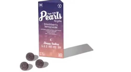 Grn 1:1:1 Blackberry Lemonade Pearls – Sleepy Indica – CBD/CBN/THC-1