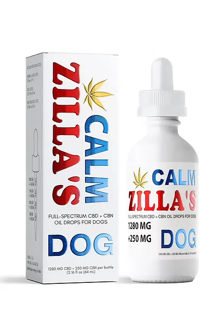 Zilla's 1280mg CBD:250mg CBN Calm Pet Drops at NOXX - Plainfield Ave.