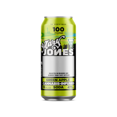 Mary Jones - 100mg Infused Soda - Green Apple