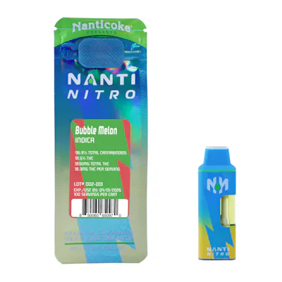 Nanticoke NANTI NITRO Bubble Melon Disposable Vape 2g | Sacred Bloom