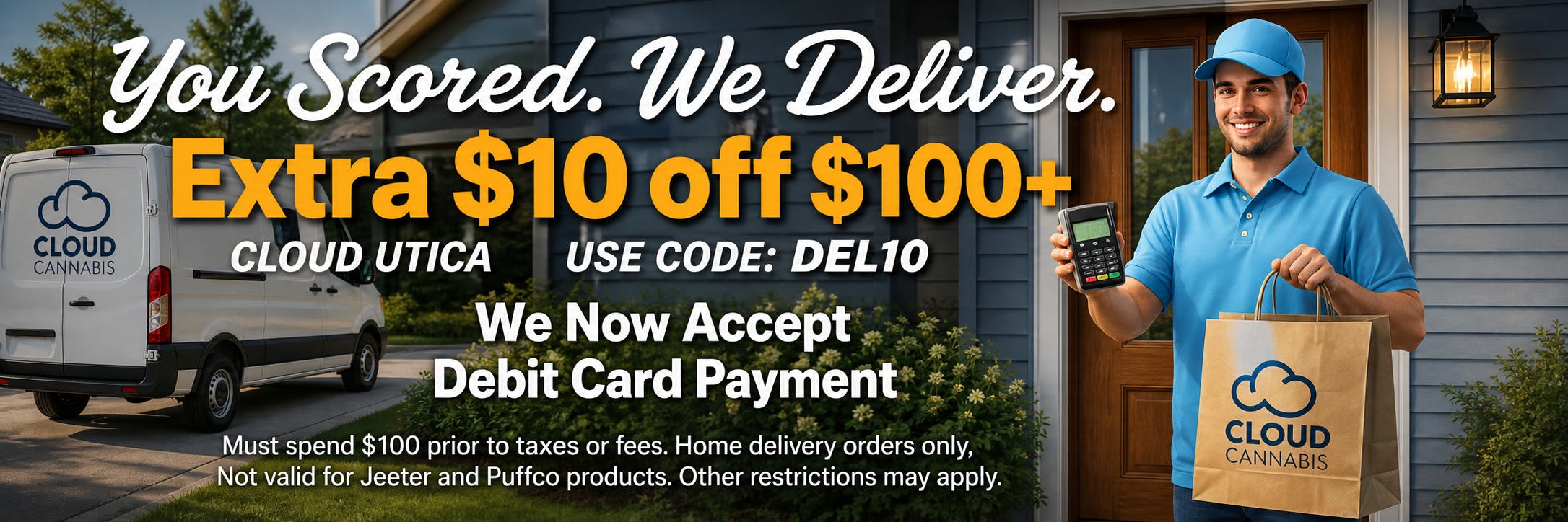 $10 off $100 Home Delivery 