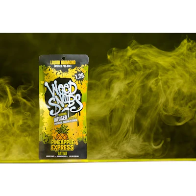 Weed Snobs - 1.2g Liquid Diamond Infused Preroll - Pineapple Express