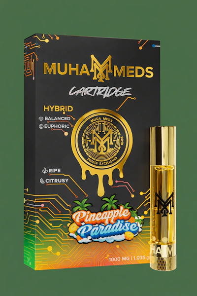 Muha Meds - 1g Cart - Pineapple Paradise