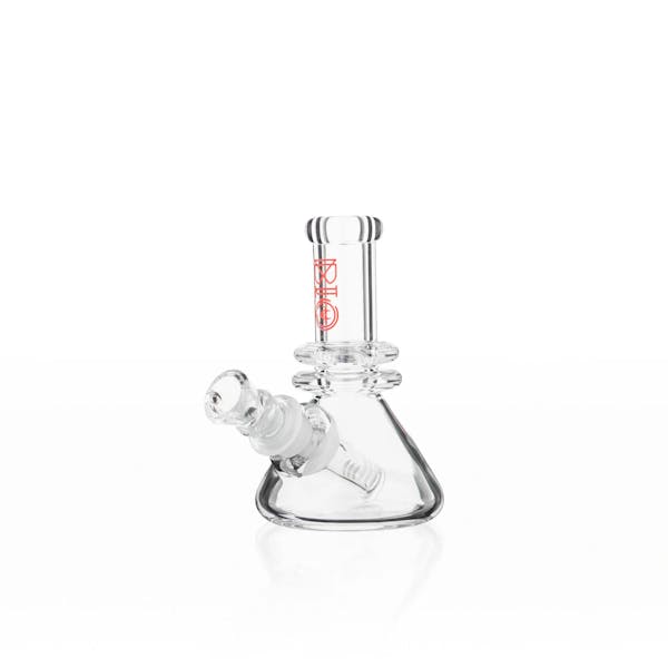 5" Bio Glass - Heavy Duty Water Pipe - Red