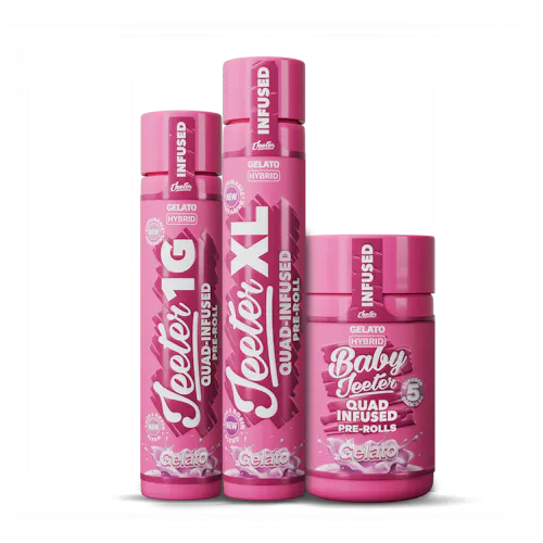 Jeeter – 5-pack 0.5g Rosin Diamonds Infused Prerolls – Gelato-active