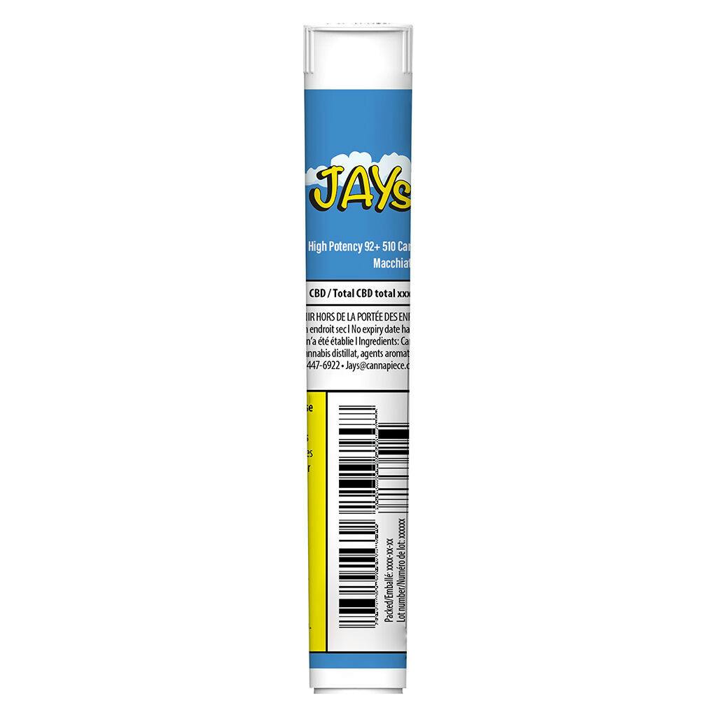 Jays - high potency 92+ 510 cartridge macchiato gold - 0. 95g