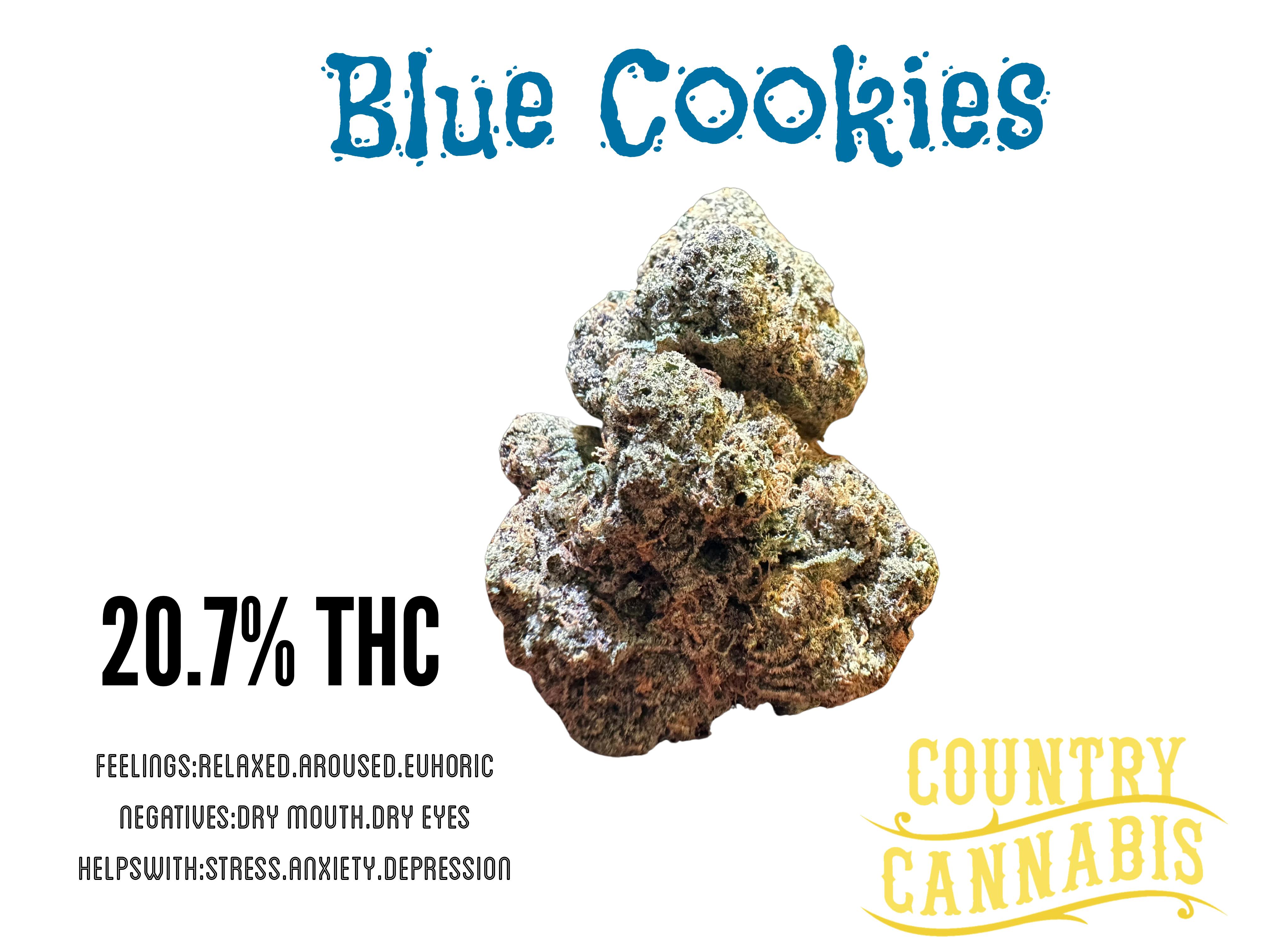 Country Cannabis | 3.5g Jar Indoor | Blue Cookies