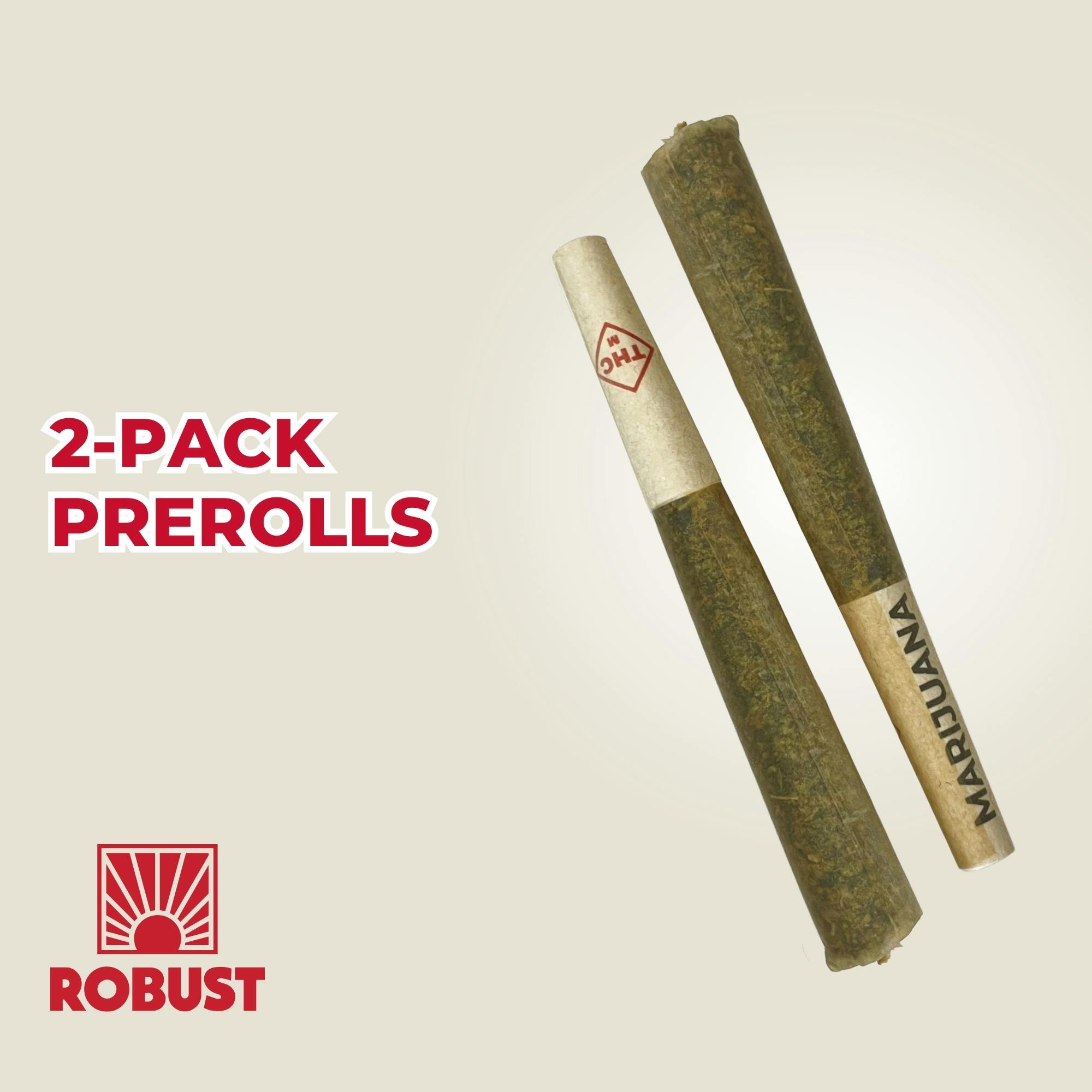 robust tobacco Pre-Roll 2pk | Robust Guwop Green | MO Health and Wellness