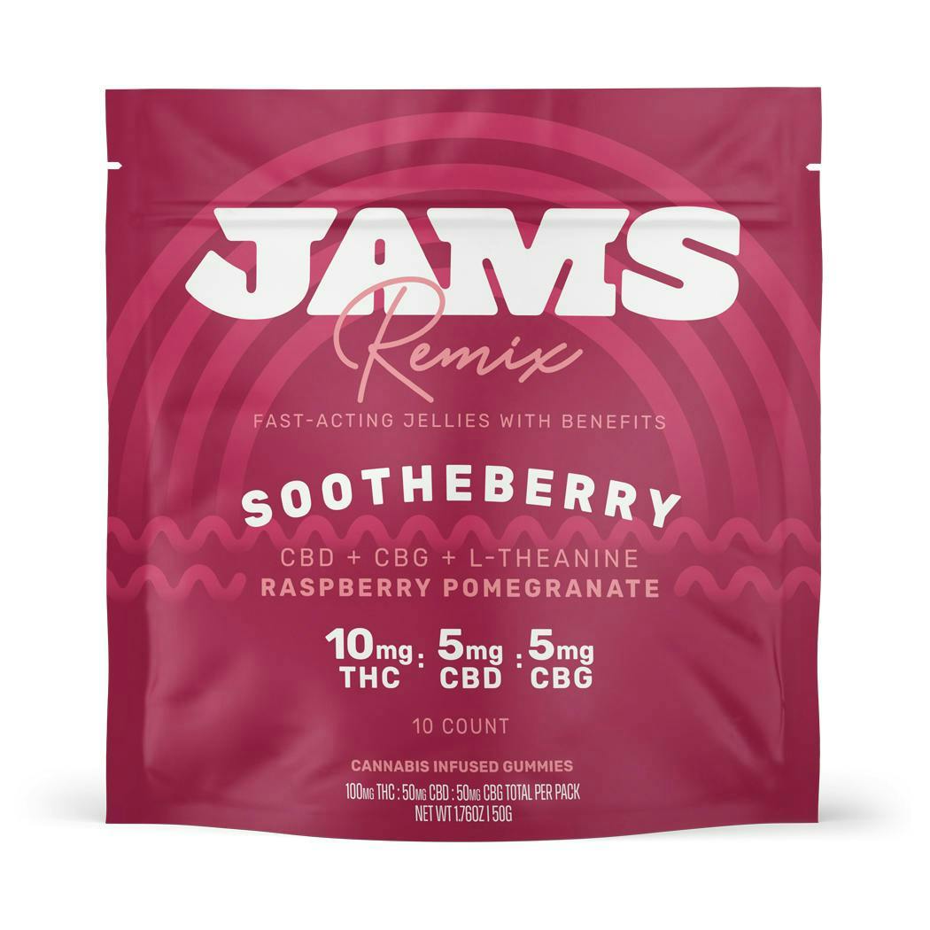 Jams SootheBerry  100MG 10 Piece-1