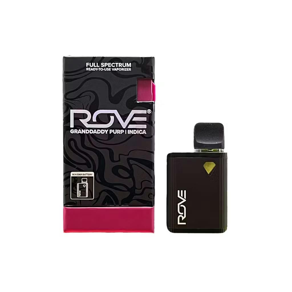 rove disposable vape Rove Rove - Granddaddy Purple - Live Resin Diamonds Disposable Vape - 0.5g