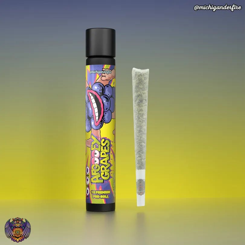 Michigander Fire - 1g Preroll - Afgooey Grapes