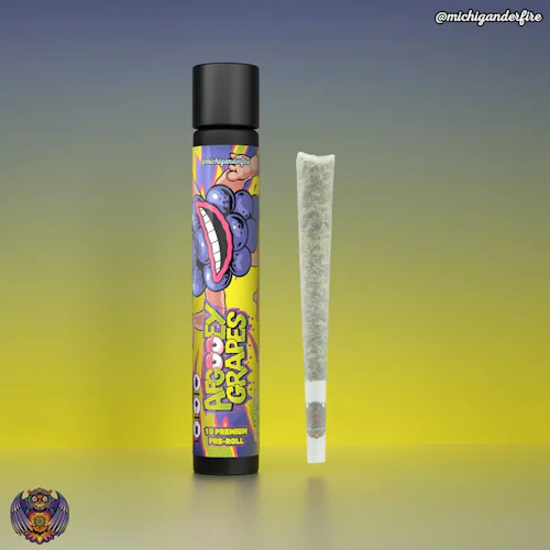 Michigander Fire - 1g Preroll - Afgooey Grapes