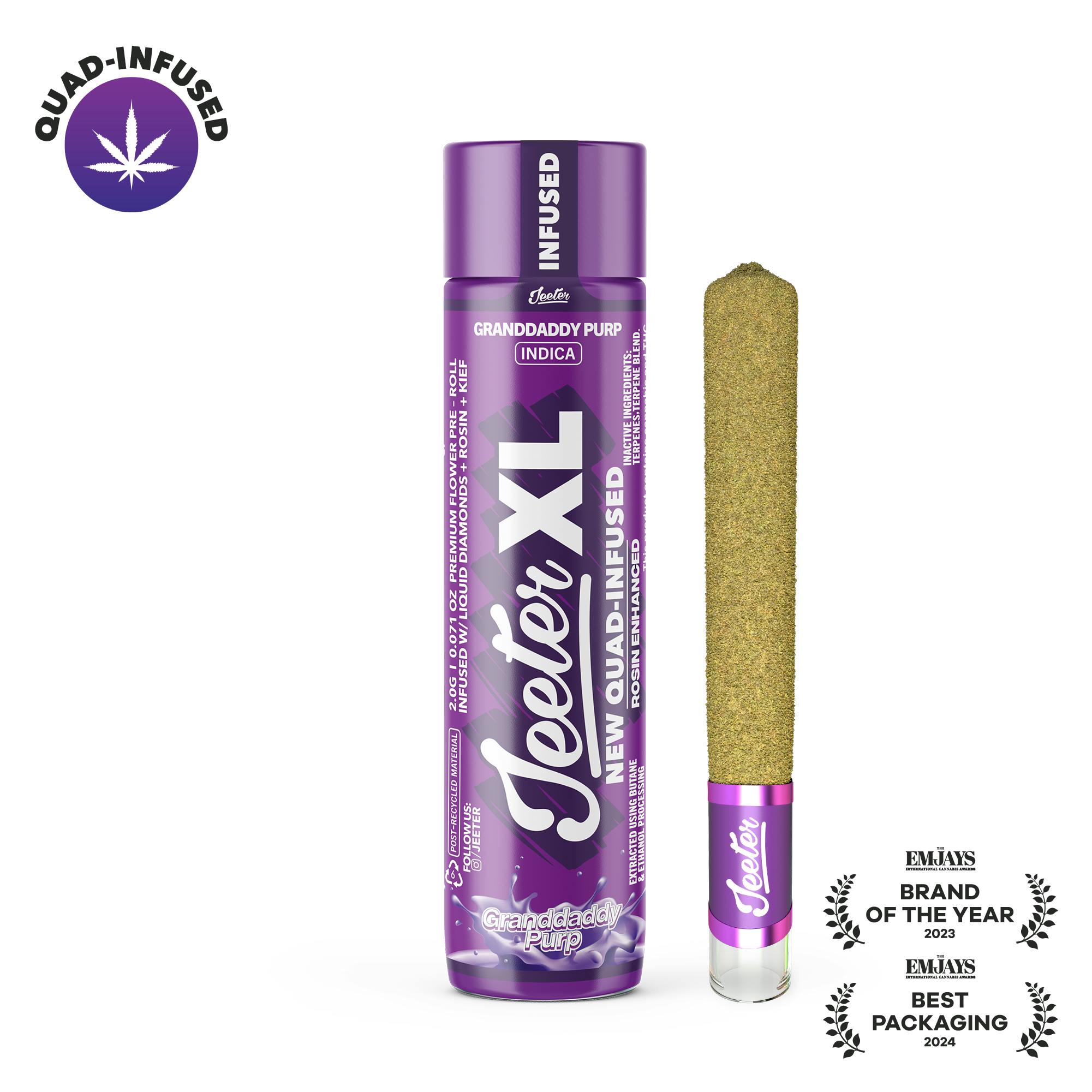Jeeter | Granddaddy Purp | Infused XL | 2g