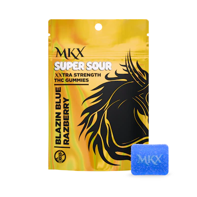 MKX - 200mg SUPER SOUR Gummies - Blue Razz