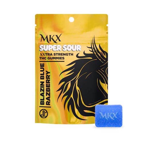 MKX - 200mg SUPER SOUR Gummies - Blue Razz