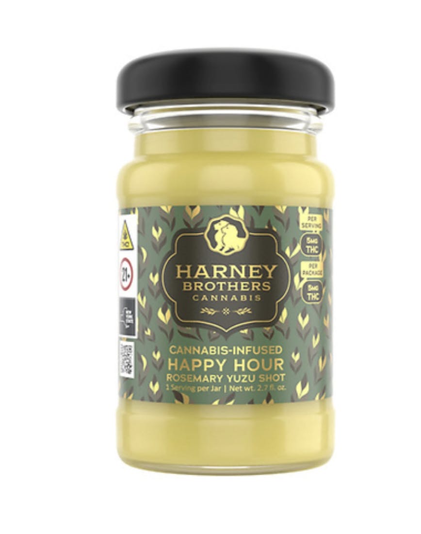 Beverages | Harney Brothers | Happy Hour Rosemary Yuzu Shot | 2oz | 5mg
