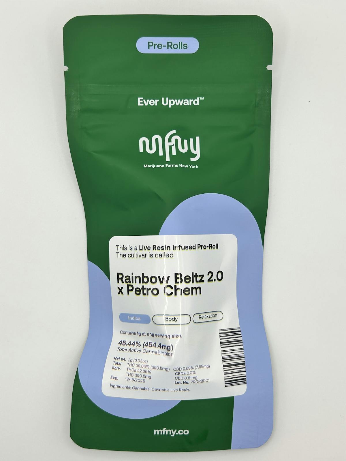 Photo of MFNY – Rainbow Beltz 2.0 x Petro Chem Resin Infused Preroll