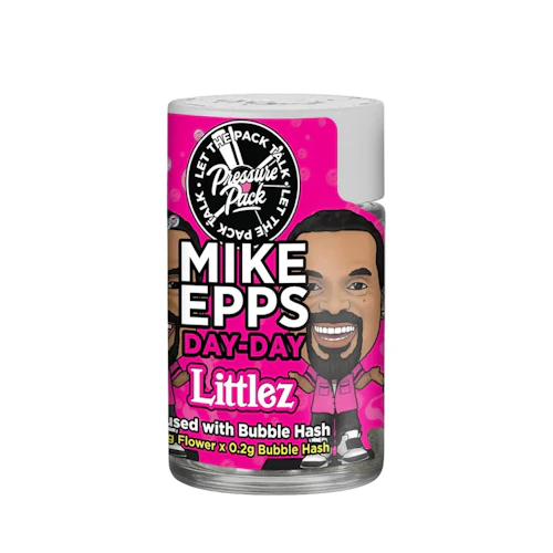 Pressure Pack x Mike Epps - 5-Pack .7g Bubble Hash Infused Prerolls - Day Day