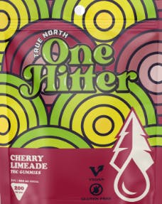 True North One Hitter - Raspberry & Cream - 200mg Single Gummy