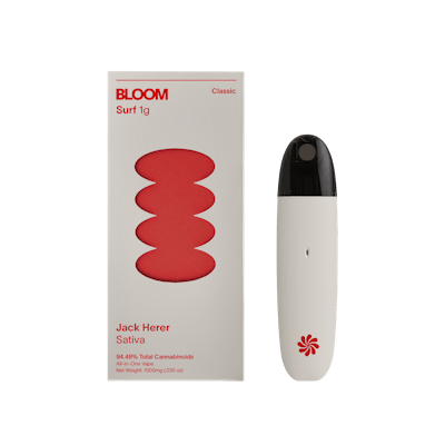 Product: BLOOM | Jack Herer Classic Surf All-In-One Disposable Cartridge | 1g