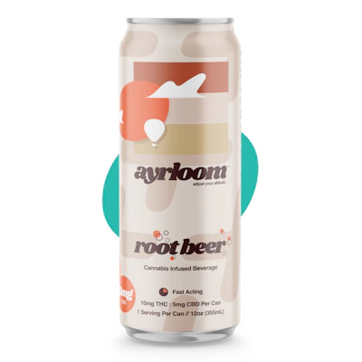 Ayrloom - 10mg THC 5mg CBD Infused Beverage - Root Beer