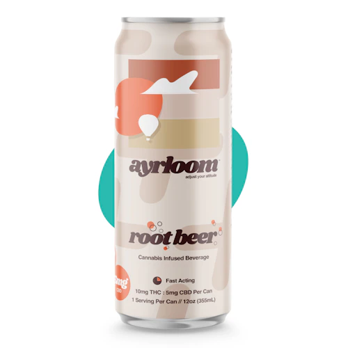 Ayrloom - 10mg THC 5mg CBD Infused Beverage - Root Beer