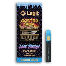 Product: Legit Labs | Live Resin Disposable - 1g - Gastro Pop