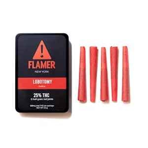 Flamer-5pk Pre roll (0.5g)-Lobotomy-Indica