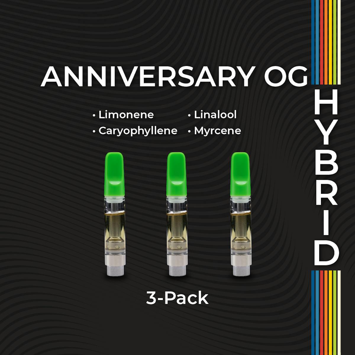 Photo of Anniversary OG [3pk] | 1g Distillate Cartridge