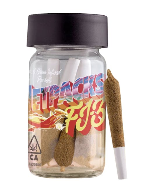 Pre-roll | Jetpacks | Live Resin Infused | Pineapple Upside Down Cake | 5pk | 3g