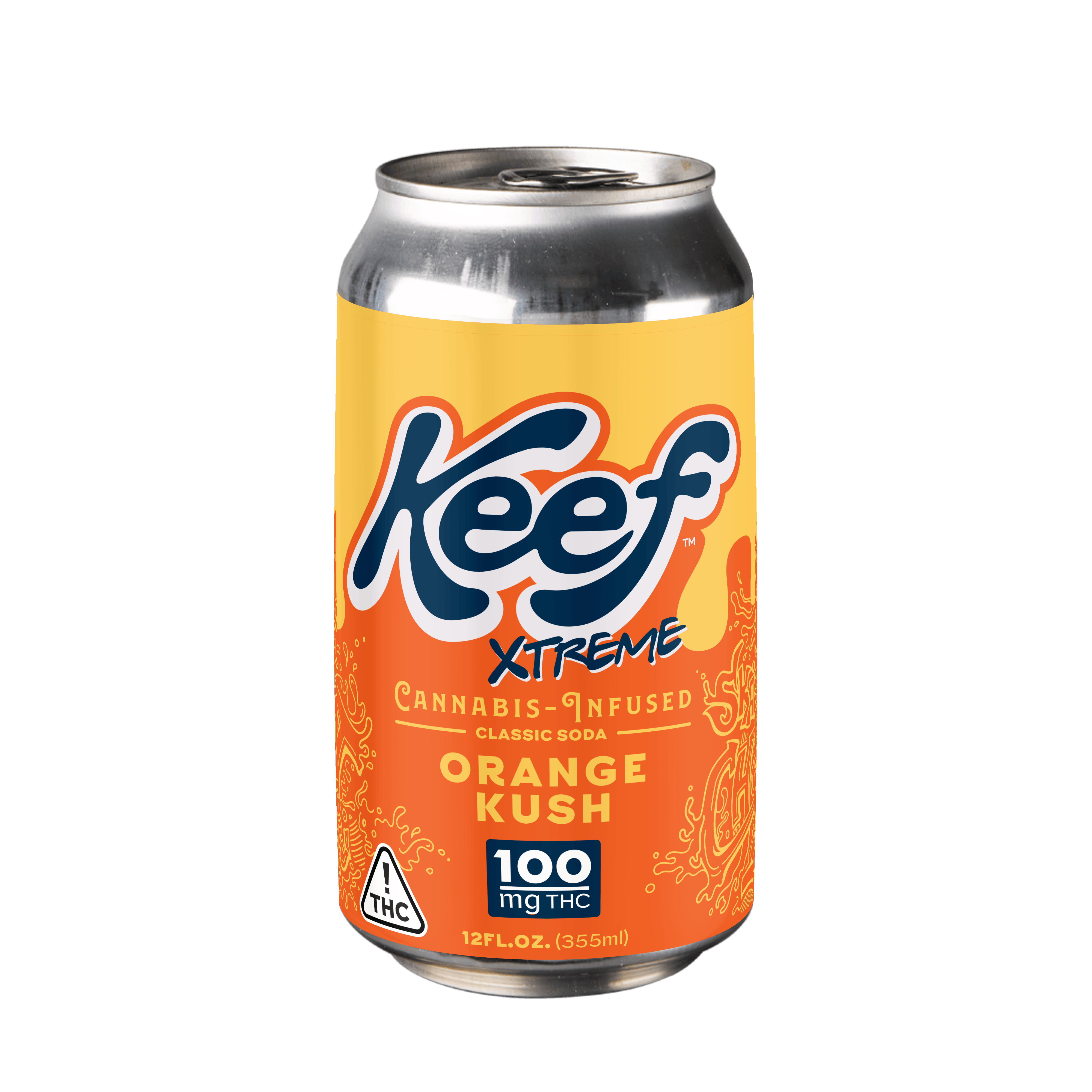 Keef - 100mg Soda - Orange Kush Xtreme