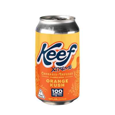 Keef - 100mg Soda - Orange Kush Xtreme
