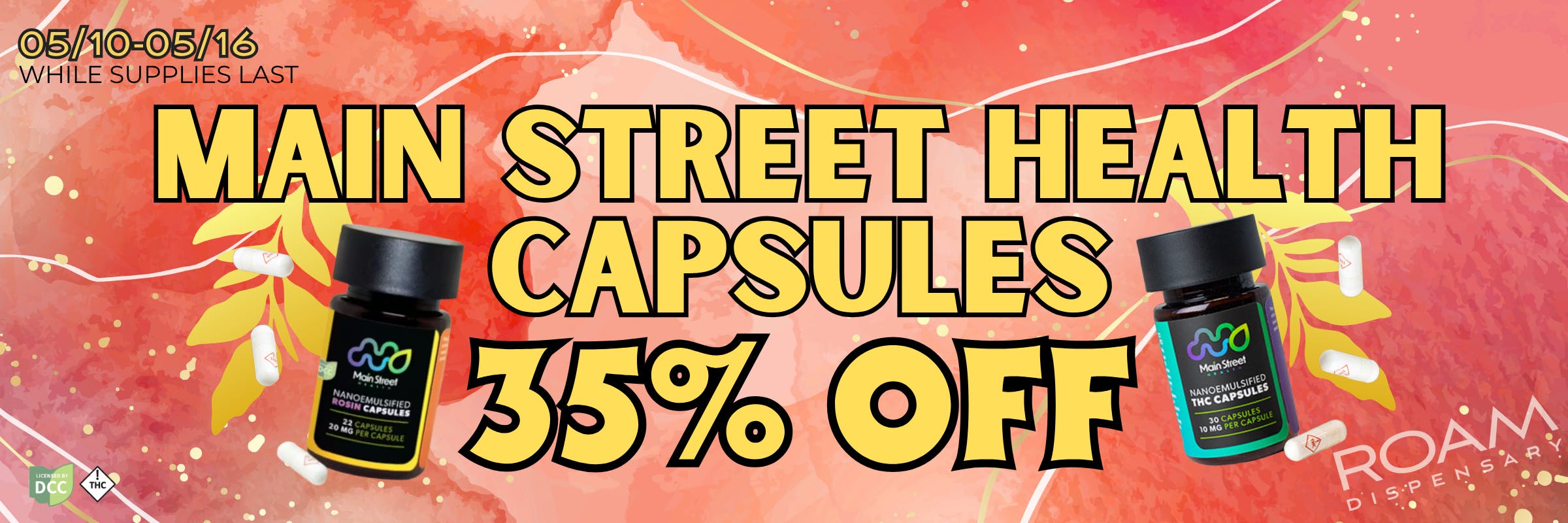 Main Street Health Capsules 35% Off from 05/10-05/16