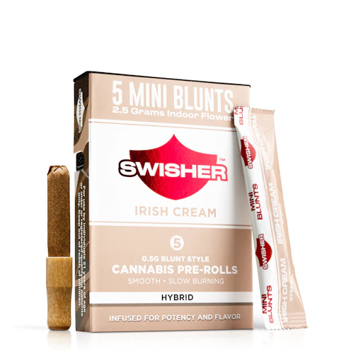 Swisher x 5-Pack .5g Infused Blunts | Irish Cream