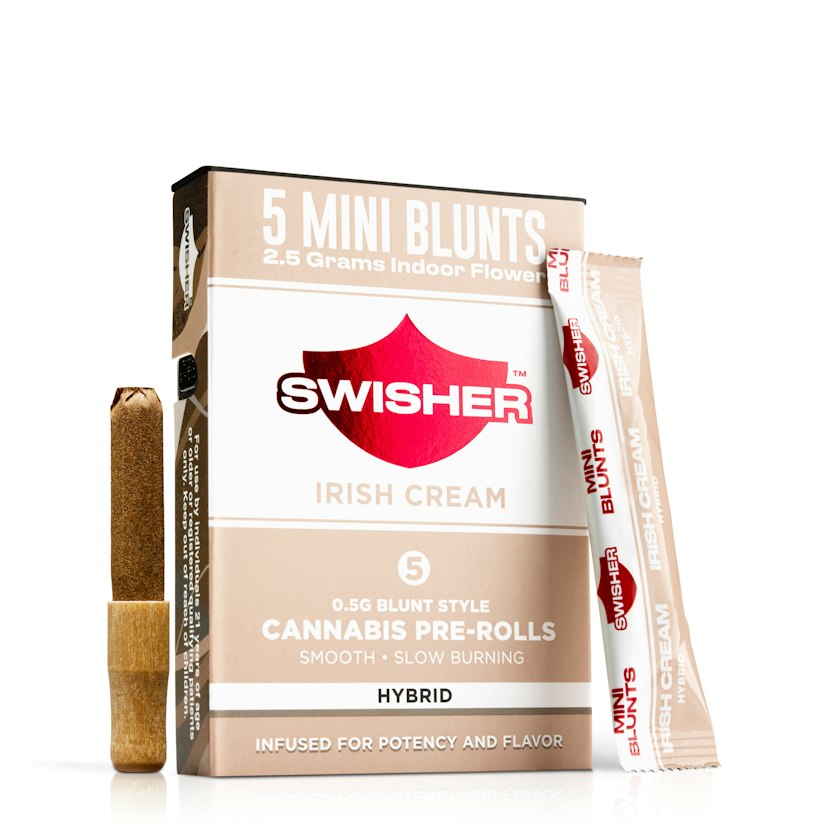 Swisher x 5-Pack .5g Infused Blunts | Irish Cream