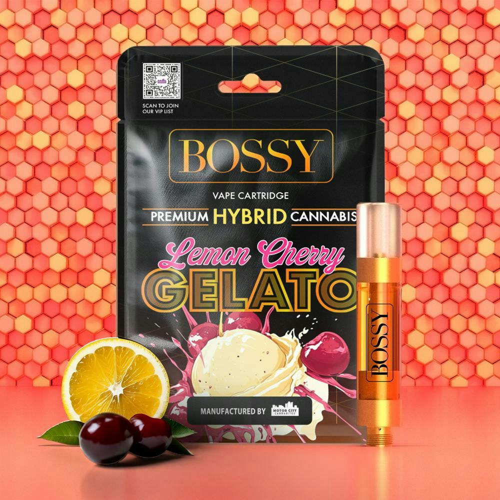 Bossy - 1g Cart - Lemon Cherry Gelato