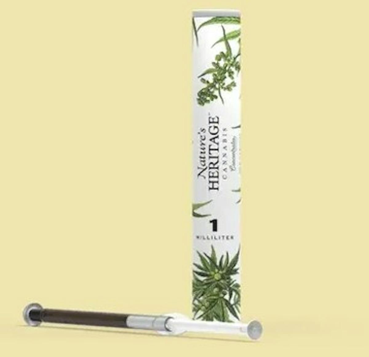 【Rick】各1mlずつ　計5ml Nature's Heritage Rick Simpson Oil 1ml RSO Sativa Syringe N/A
