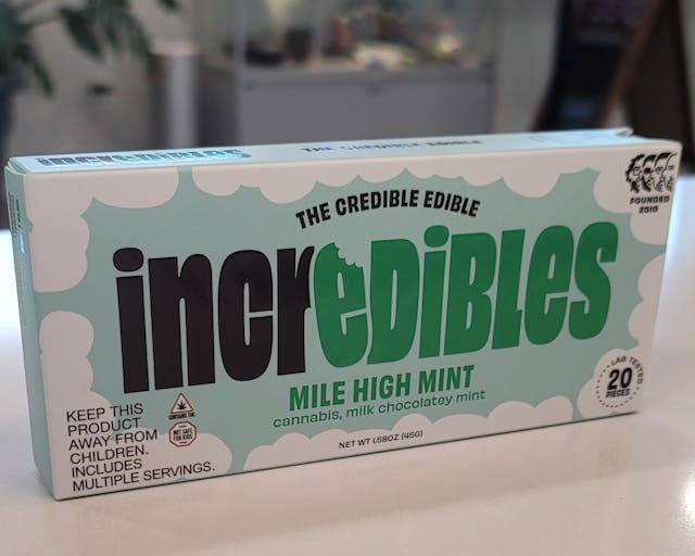 Mile High Mint (H) - 100mg - Incredibles Chocolate - Image 2