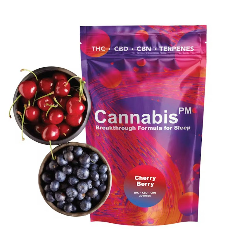 Cannabis PM | 50mg Gummies | Cherry Berry