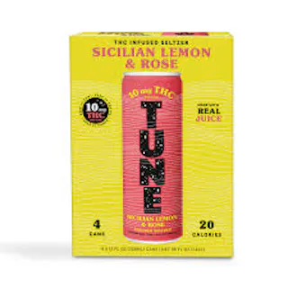 TUNE | SICILIAN LEMON & ROSE | 10MG SELTZER
