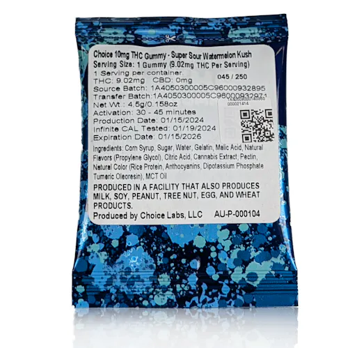 SOUR WATERMELON KUSH – 10MG SINGLE-1