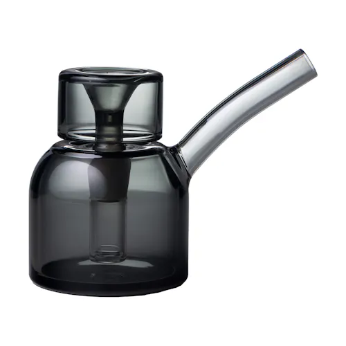NWTN Home – Vesper Bubbler – Handheld Glass Pipe – Charcoal-active
