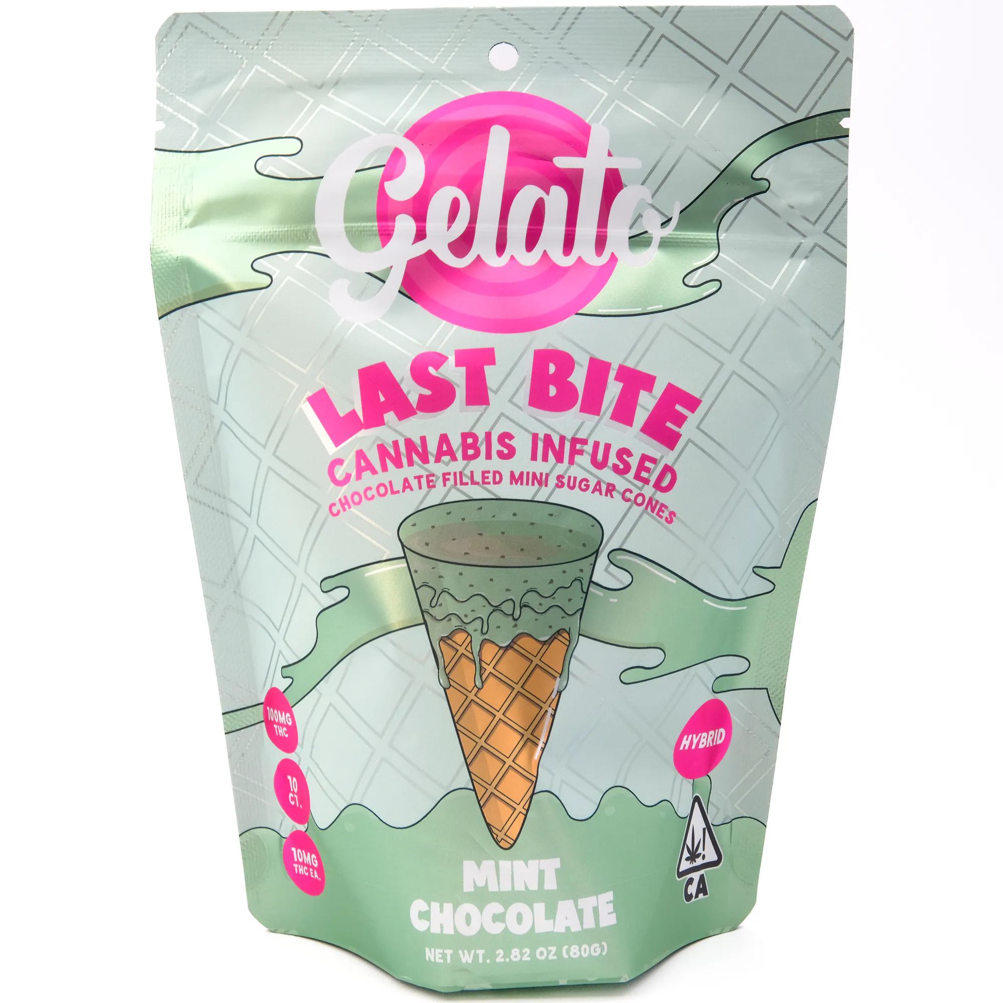 Gelato Last Bite 10pk - Mint Chocolate 100mg at Harborside (San
