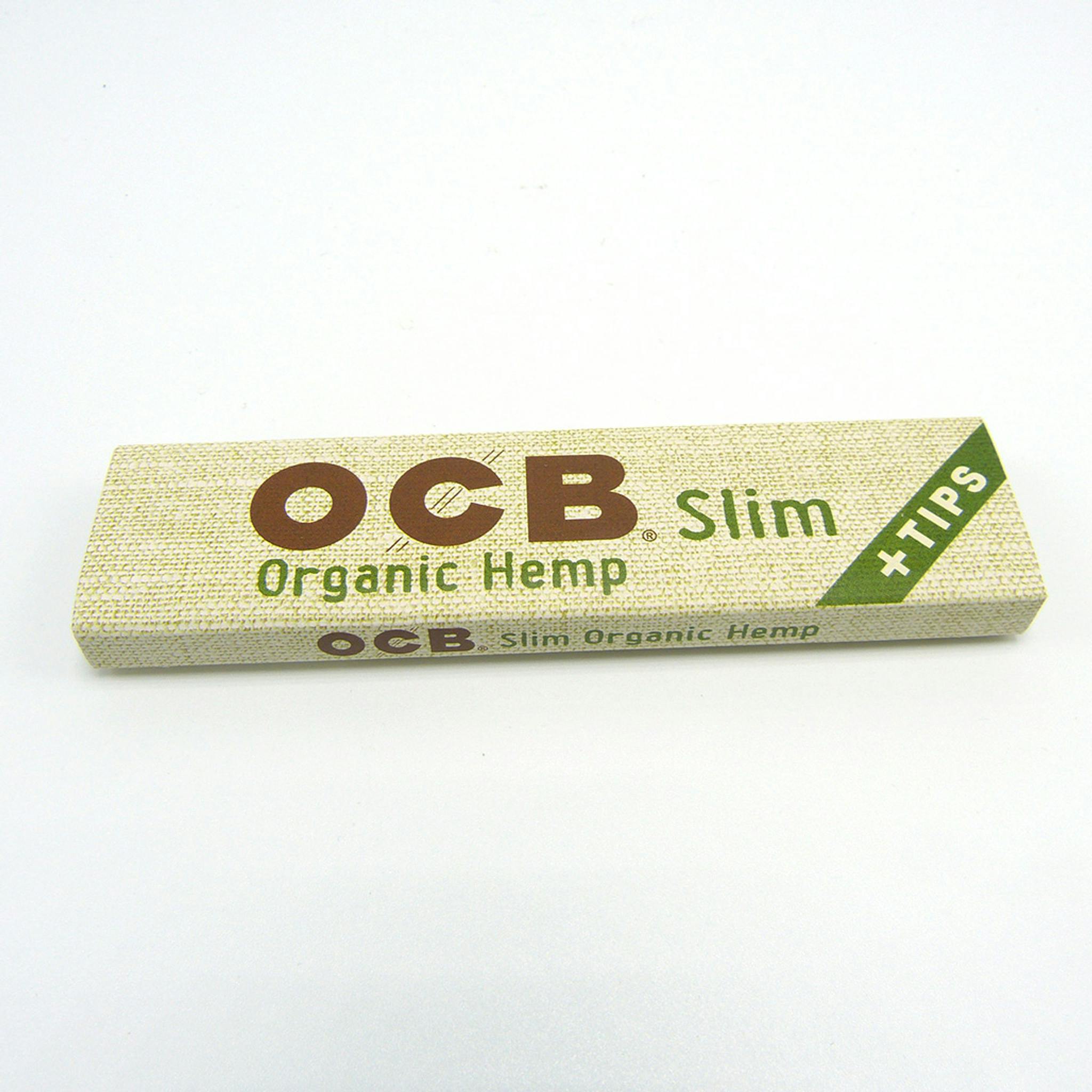 OCB Organic Kingsize Slim Papers + Tips