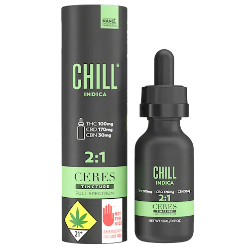 Chill Indica 2:1 CBD+CBN Tincture at 2020 Solutions (Pacific Highway)